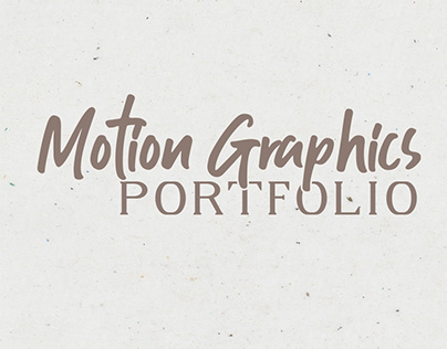 Motion Graphic Portfolyo