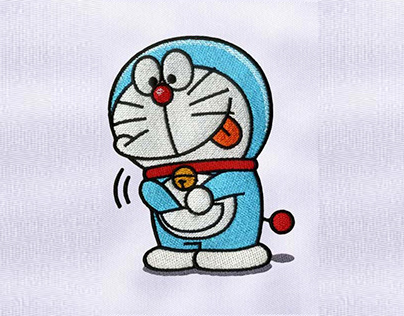 CHARMING AND LIVELY DORAEMON EMBROIDERY DESIGN