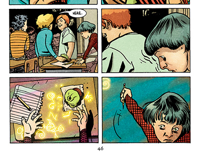 Stray Bullets Color test
