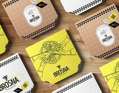 Proje minik resmi - Brosna Pizzería - Brand Identity