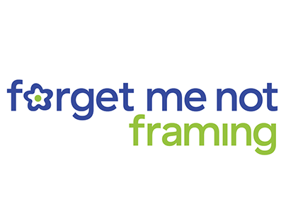 Forget Me Not Framing brand identity