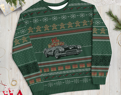Corvette "Ugly" Christmas Sweater