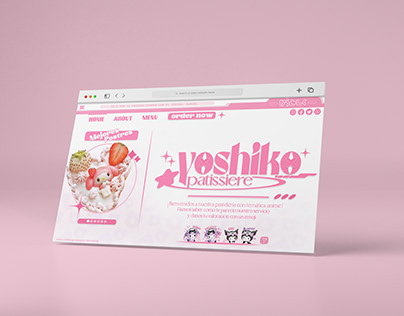 Web design - bakery "Yoshiko patissiere"