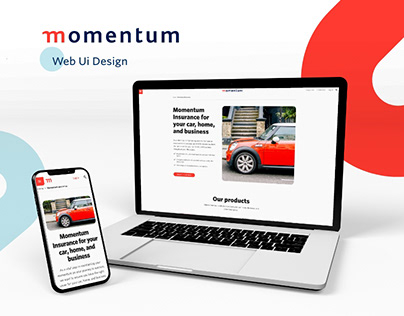 Momentum Insurance Website Ui Designs