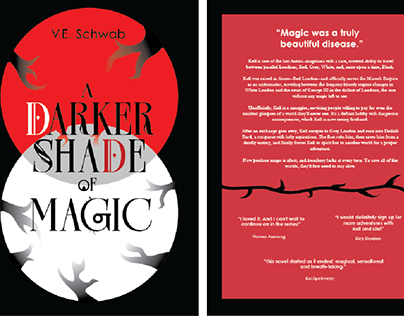 A Darker Shade of Magic: Book Cover Redesign