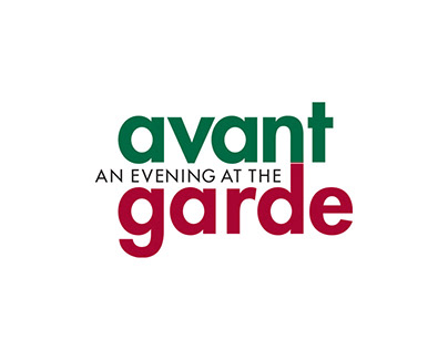 Logo & Program Design | RSAD - An Evening at the Avant