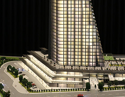 Architectural Model INANLAR Terrace Lotus 1/100
