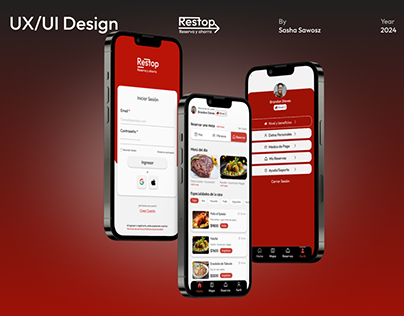 App Reservación de mesa y menú para restaurantes