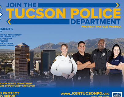 2016 Tucson Police Recruitment Poster