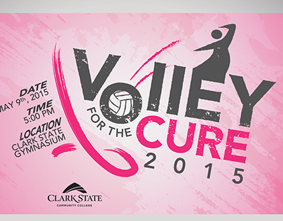 Volley For The Cure Logo & Promotional Materials