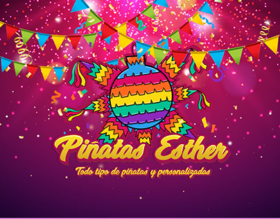 Piñatas Esther Logo Presentation