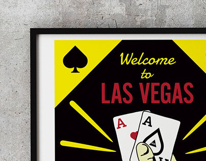 Shepard Fairey Inspired Vegas Poster