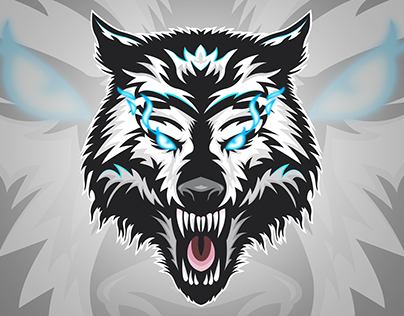 WhiteWolf Mascot Logo