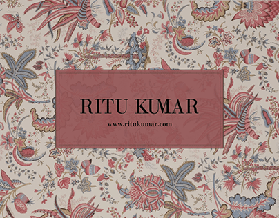 Print Design Project x Ritu Kumar Label