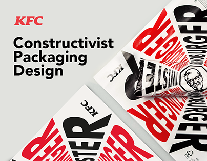 Constructivist Packaging Design for KFC