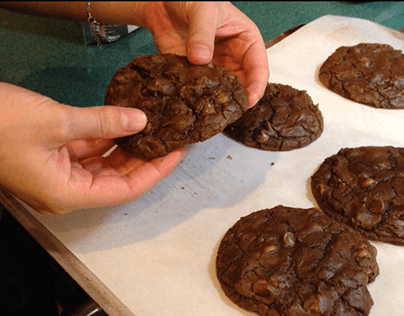 Salted Caramel Fudge Cookies Trailer Style Video