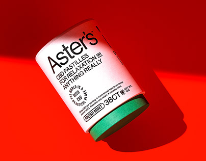 Aster's CBD Packaging Design
