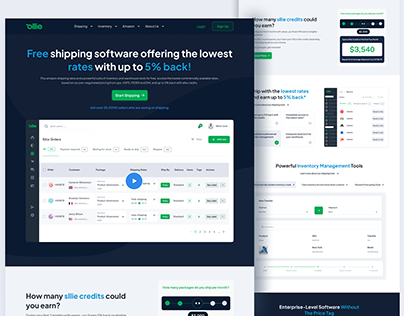 Inventory Management Software Landing Page