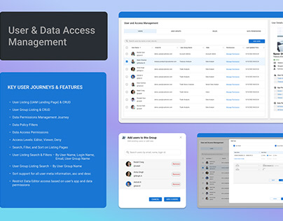 User & Data Access Management
