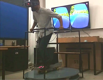 VR Skateboard Game and Controller Design