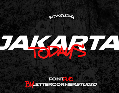 Jakarta Today Brush - Free Font