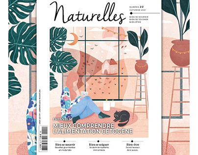 Illustration pour la couverture du magazine Naturelles