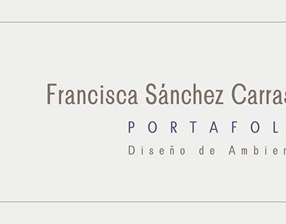 Portafolio Francisca Sánchez C.