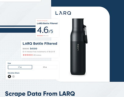 Scarpe Data From LARQ Website