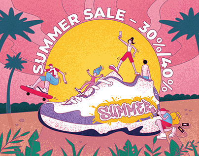 Summer Sale Illustration