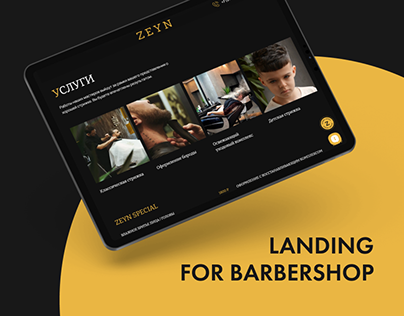 Zeyn – Website for Premium Barbershop