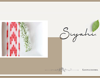 SIYAHI -- An artistic identity