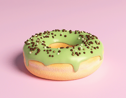 First 3D Rendered Donut