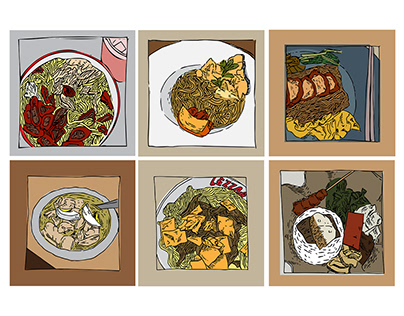 My Culinary Diary in Vector (Work in Progress)