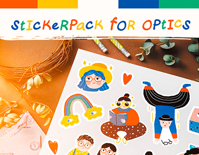 Project thumbnail - Stickerpack for optics/ стикеры для оптики