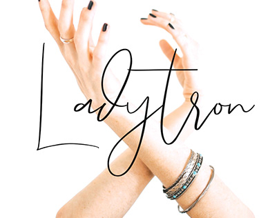 Ladytron Script - Logo Font