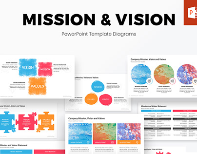 Mission and Vision PowerPoint Diagrams