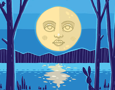 Illustration 'Mond'