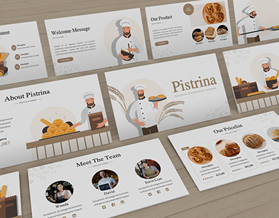 Pistrina – Pastry Presentation Template