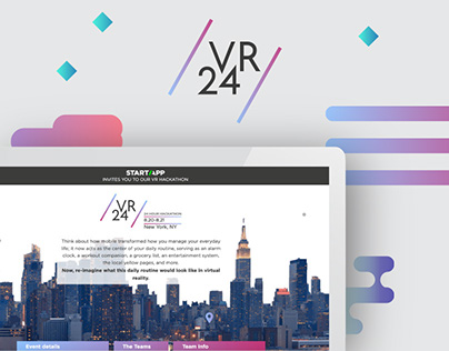 VR 24 Hackathon Branding