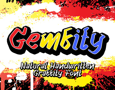 Gemfity - Graffity Font