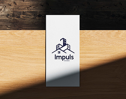 IMPULS Estate | Логотип для компании по недвижимости