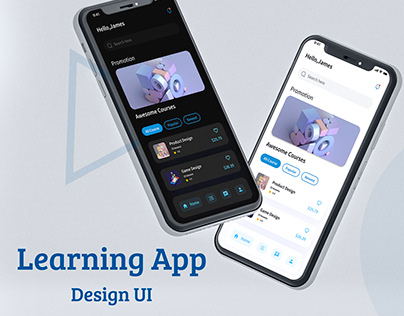 Learning App Design UI