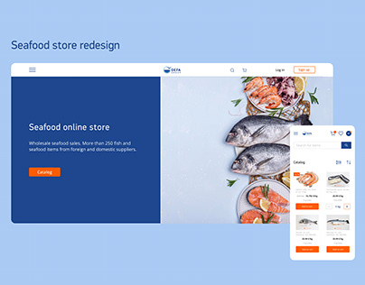 Defa Group - B2B seafood store redesign