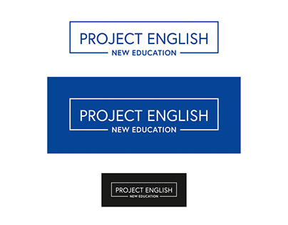 Project English - logotypes & ... - language school