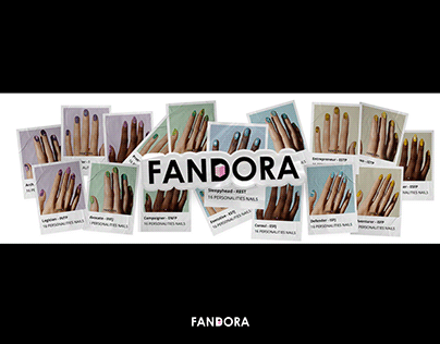 FANDORA: Press-On Nails, 16 Personalities