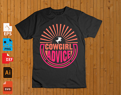 Custom Cowgirl T-shirt design