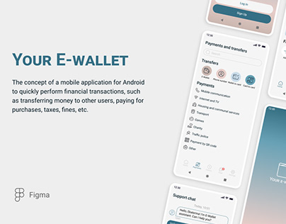 Your E-Wallet Mobile App | UX/UI Design