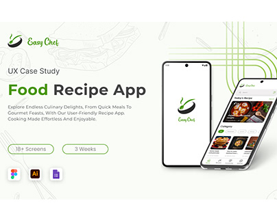Easy Chef Cooking App (UX Case Study)
