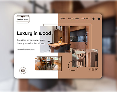 Modern wood - website