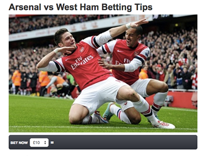 Editorial Content - Arsenal vs West Ham